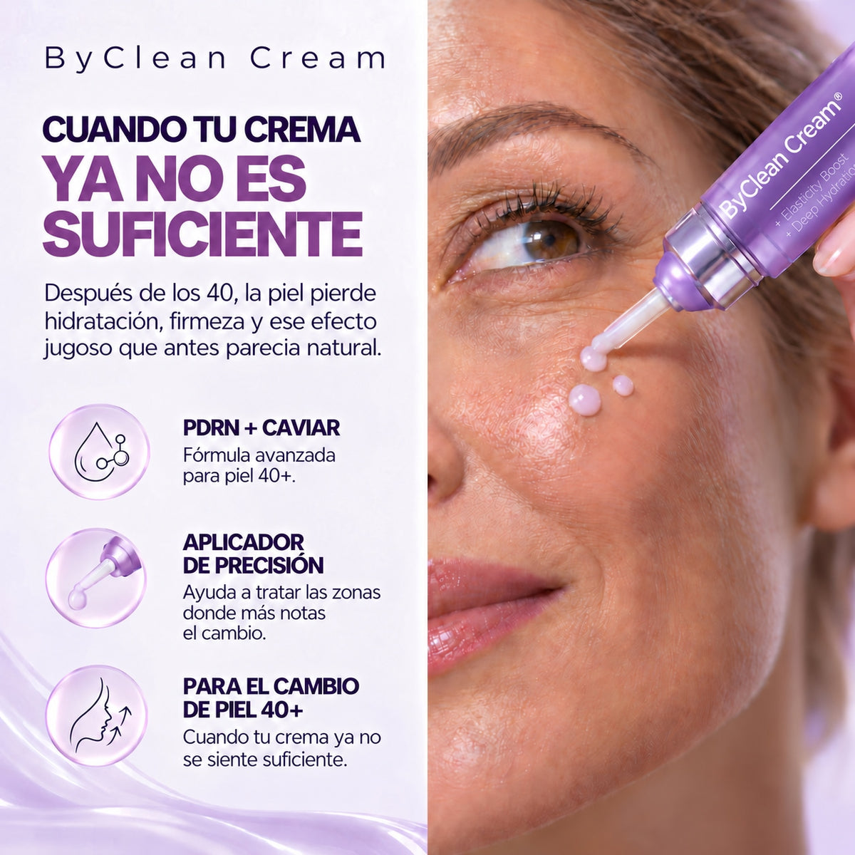 ByClean Cream® Serum Antiarrugas - PDRN y Caviar — imagen 2